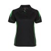 Black Pea Green Ladies Bell Polo